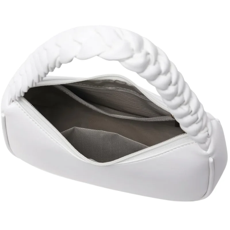 Bagnisia Silver Quilted HandBag